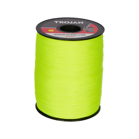 Trojan 500m No.8 Green Nylon Brickline