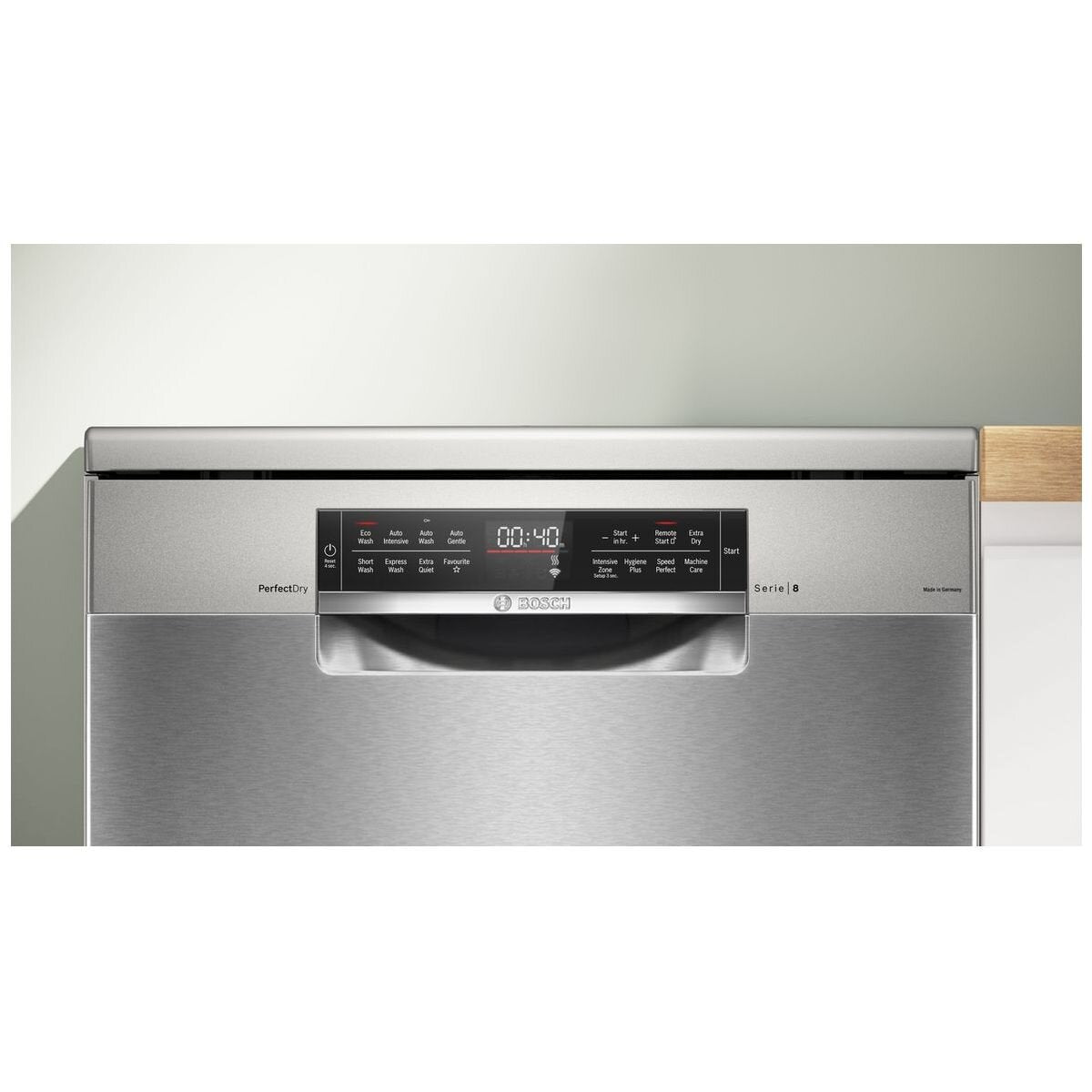 Bosch Series 8 60cm Freestanding Dishwasher - 15 Place Settings, Stainless Steel, PerfectDry - SMS8ZCI01A