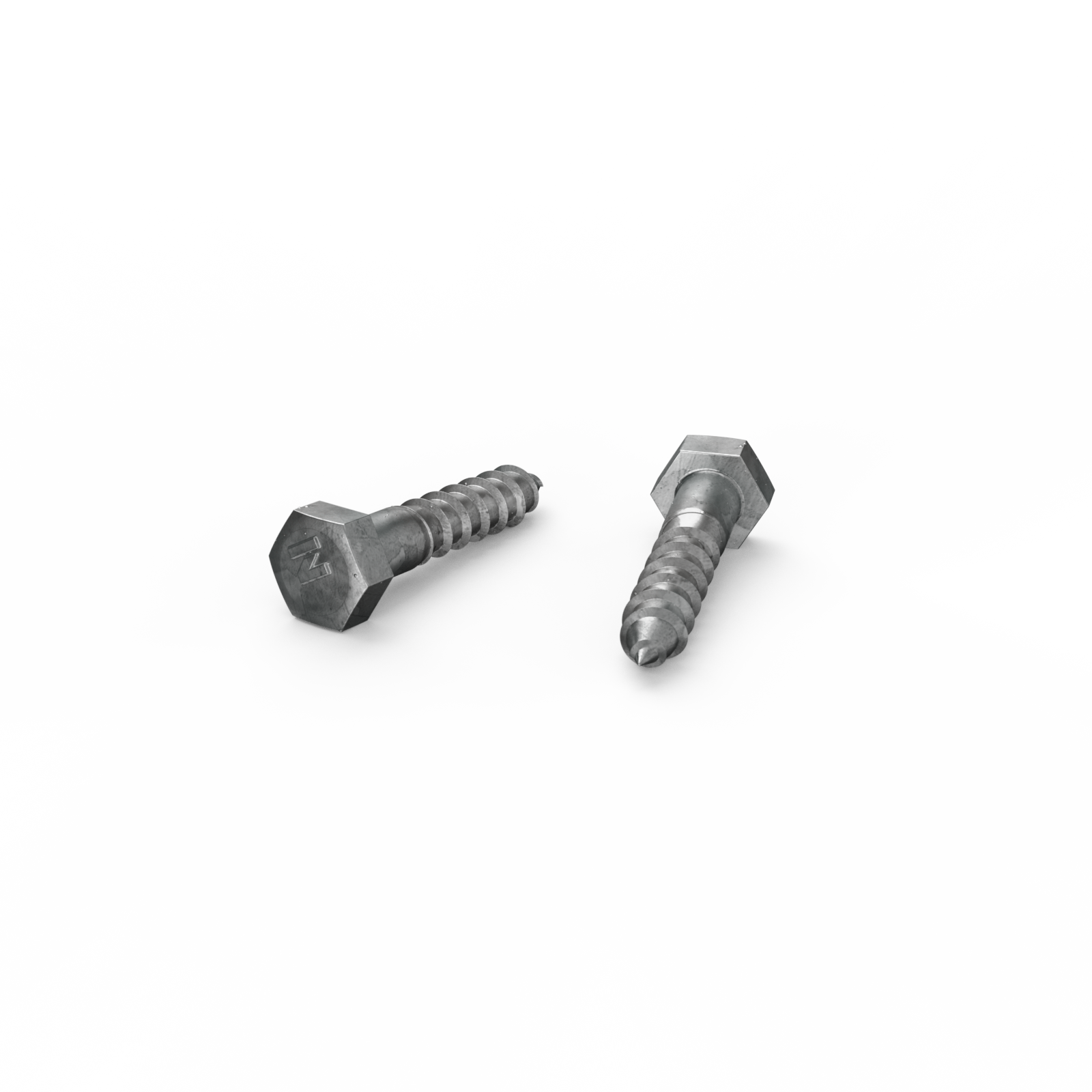 Zenith M8 x 40mm Hot Dip Galvanised Hex Head Coach Screws - 25 Pack