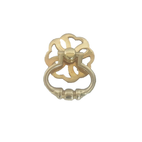 Delf Drawer Drop Handle - 45mm - Polished Brass - Restoration Style - SuperSaverAU - view 1