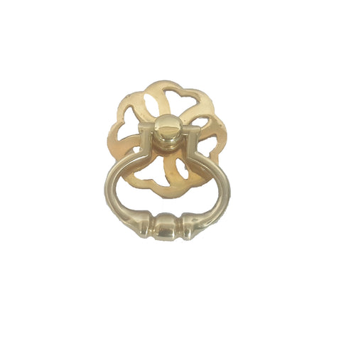 Delf 45mm Drawer Drop Handle - Polished Brass, Restoration Style Pull