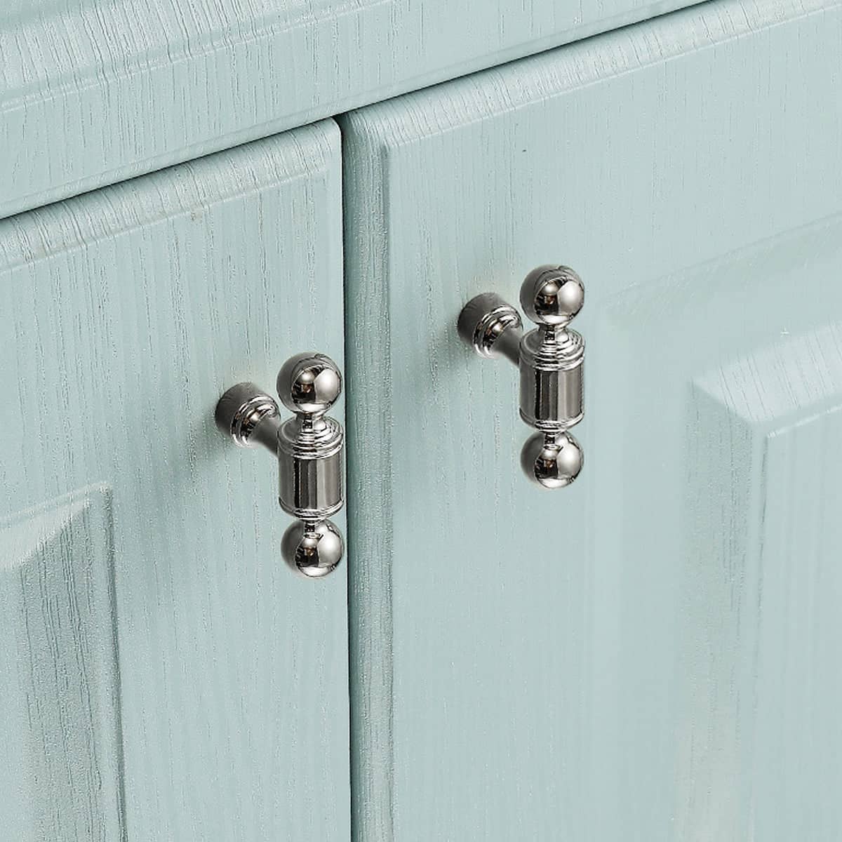 Cabinet Pull Handle in Polished Silver - 320 mm Hole Spacing - view 5