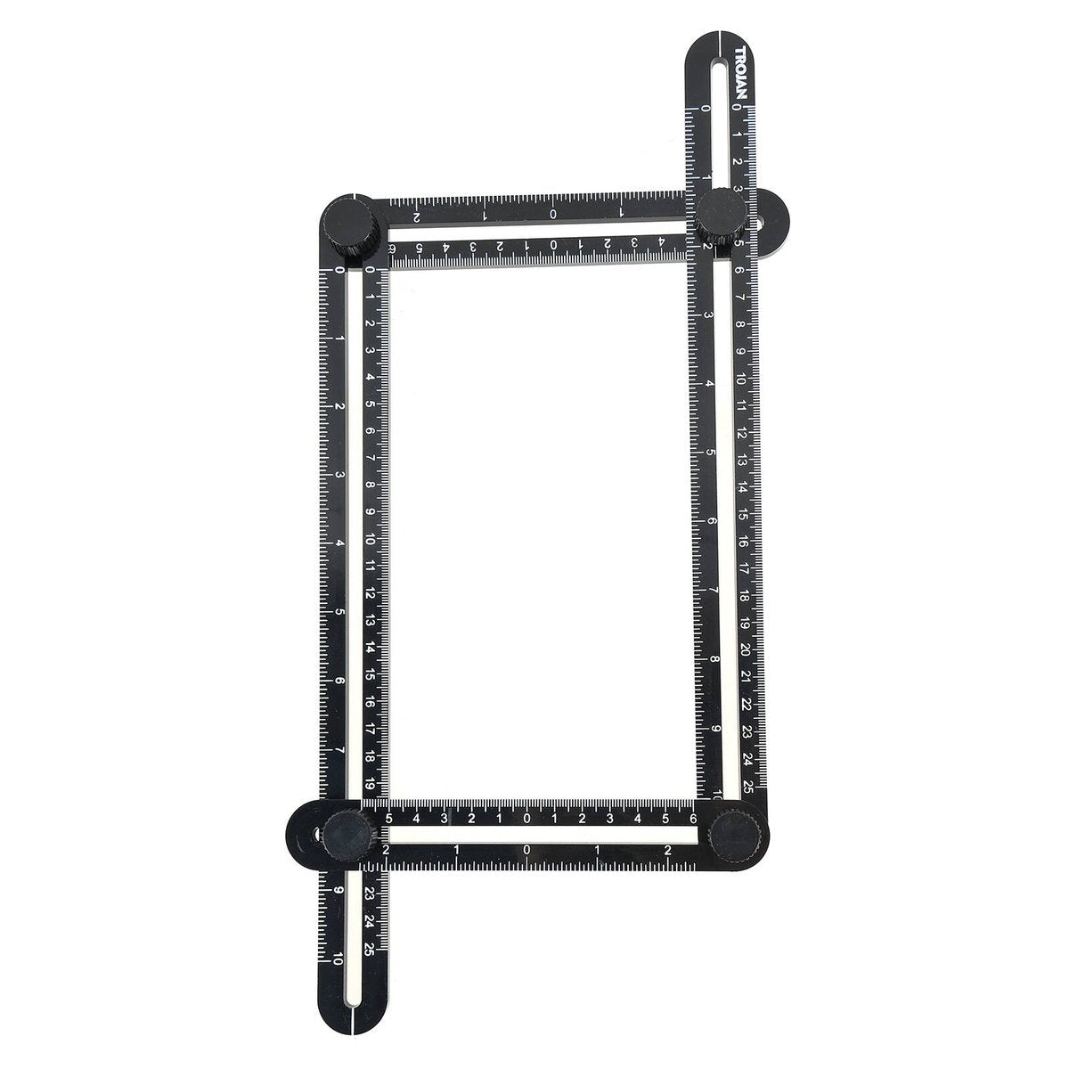 Trojan 250mm Template Tool with Metric and Imperial Graduations