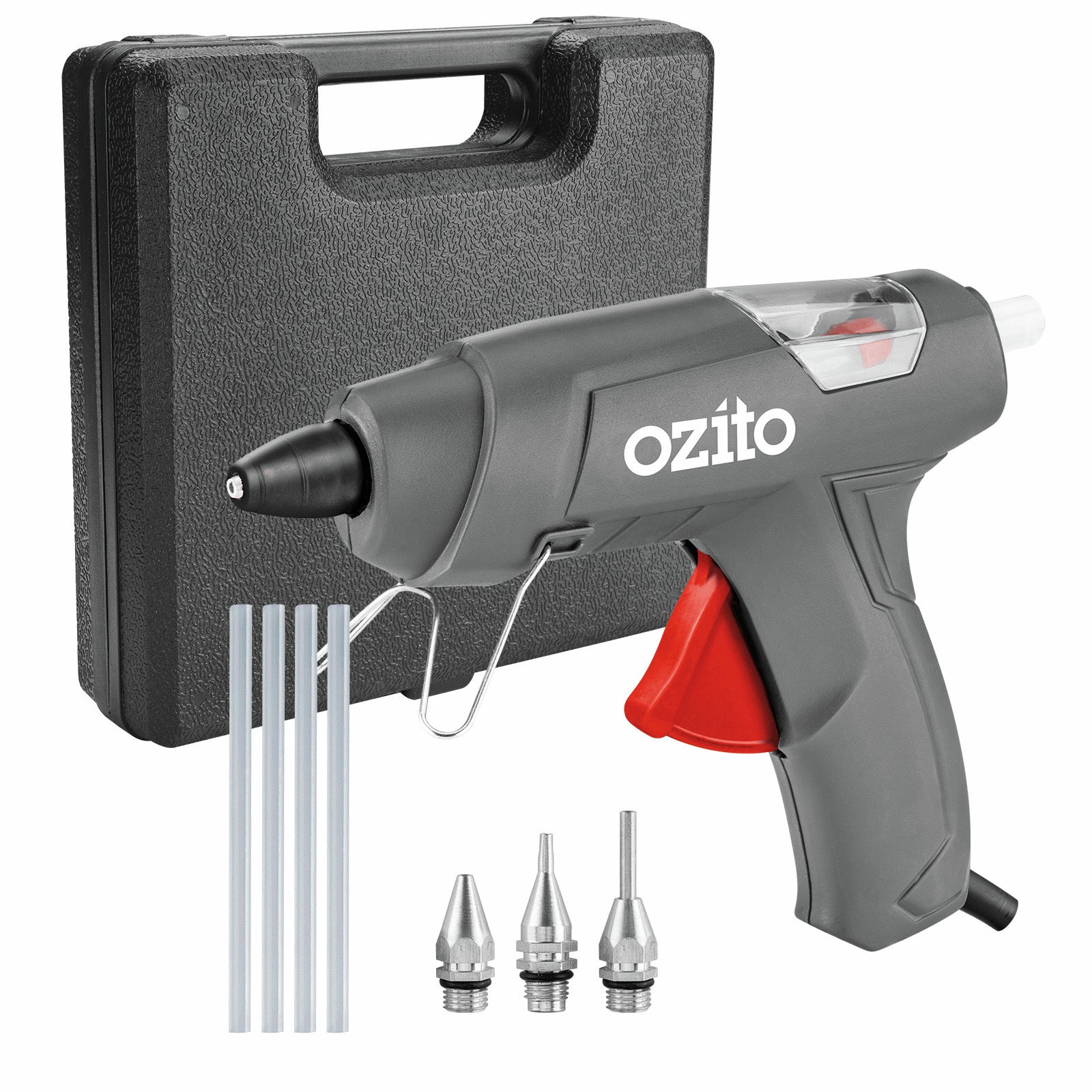 Ozito 30W 11mm Glue Gun Kit 4 Glue Sticks GGK-030