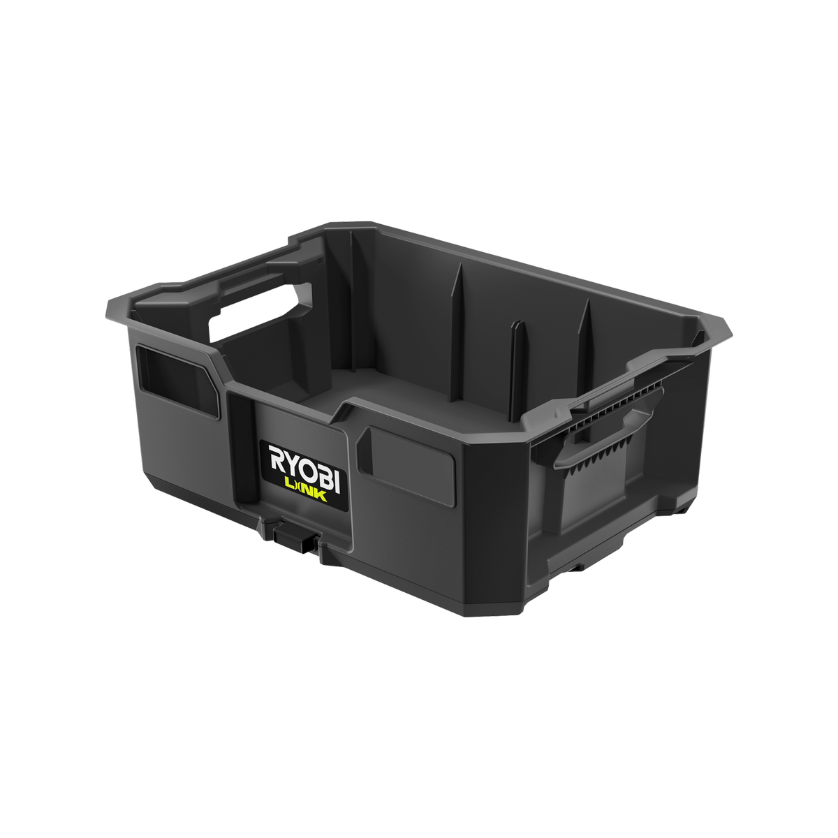 Ryobi Link Crate - Storage Solution 413mm x 203mm x 565mm - Impact-Resistant - SuperSaverAU - view 2