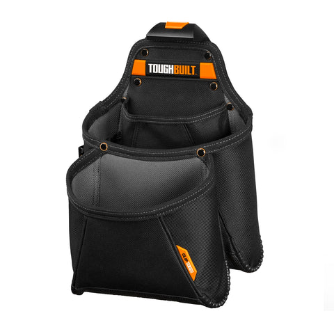 ToughBuilt Mega Supply Pouch, Polyester, 7 Pockets, Tape Clip, ClipTech Hub