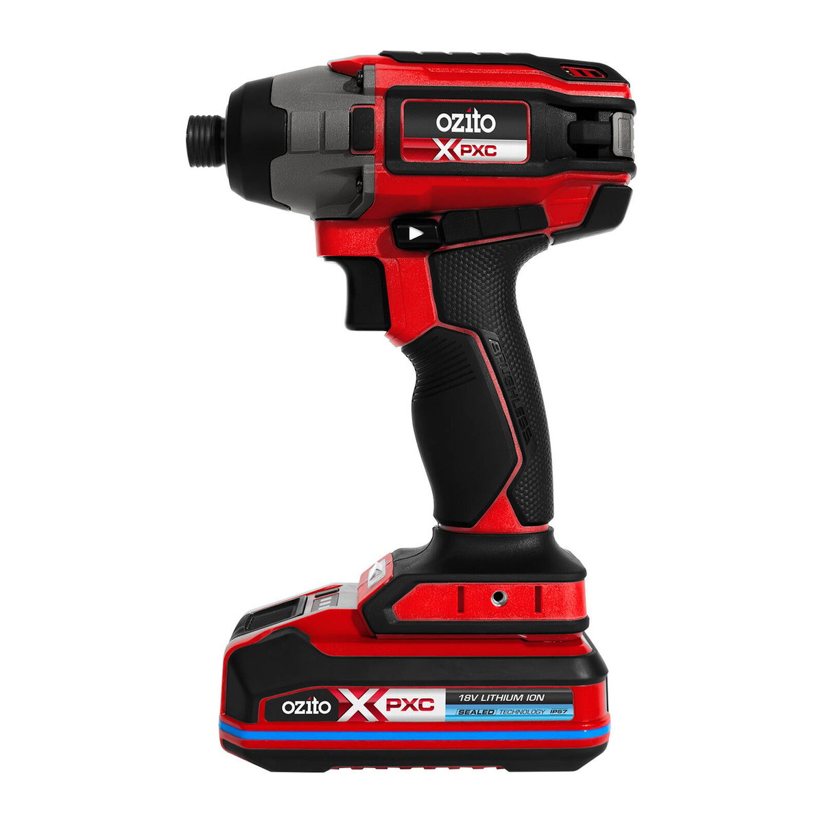 Ozito PXC 18V Brushless Impact Driver Kit - 220Nm Torque - 1 Pack - 189mm x 170mm x 227mm - SuperSaverAU - view 2