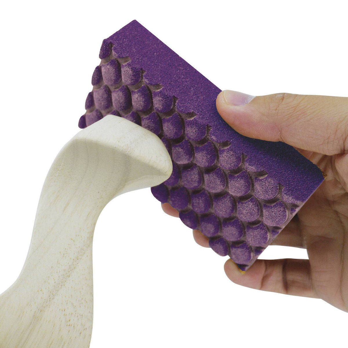 Rocket Walls and Ceilings Dual-Sided Sanding Block Multi Pack, Orange & Purple