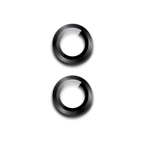 Camera Lens Protector for iPhone 15 and 15 Plus - Black, Pack of 2