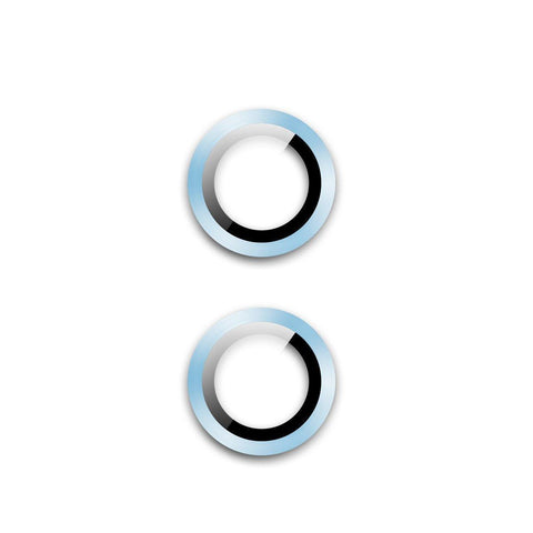 Camera Lens Protector for iPhone 15 and 15 Plus - Light Blue, Pack of 2