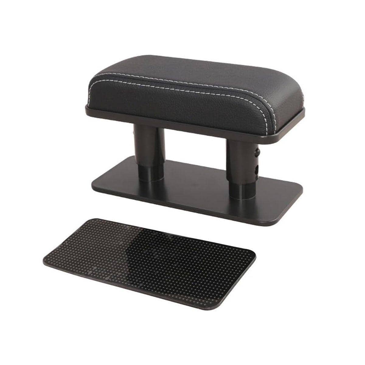 Car Armrest Cushion Booster with PU Leather Elbow Rest for Left-Hand Drive Vehicles - view 2