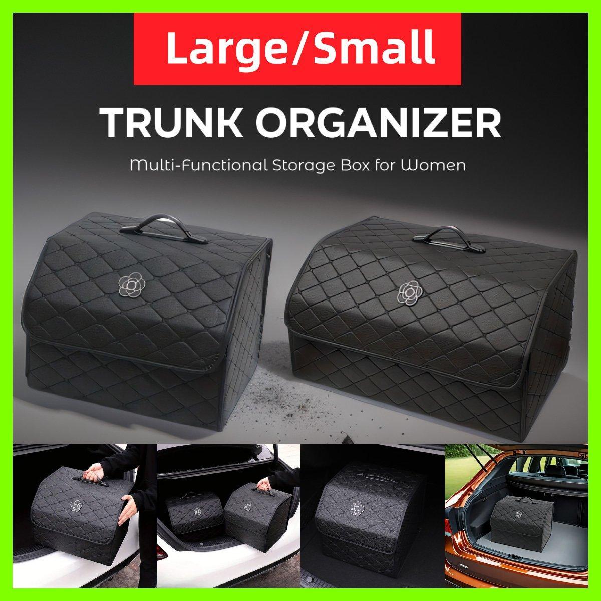 Car Boot Organiser Storage Bag, Foldable Quilted - Large - view 2