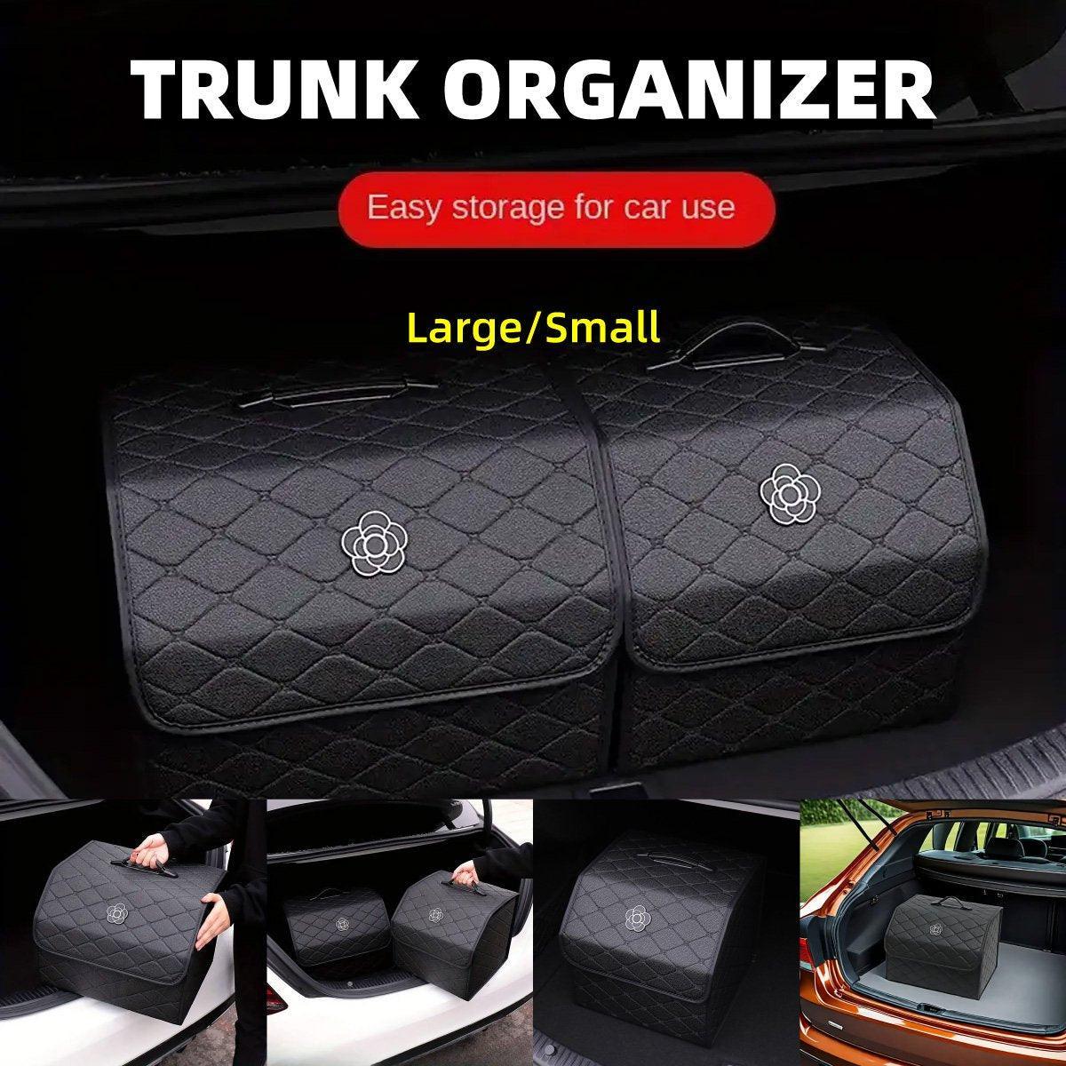 Car Boot Organiser Storage Bag, Foldable Quilted - Small - view 11