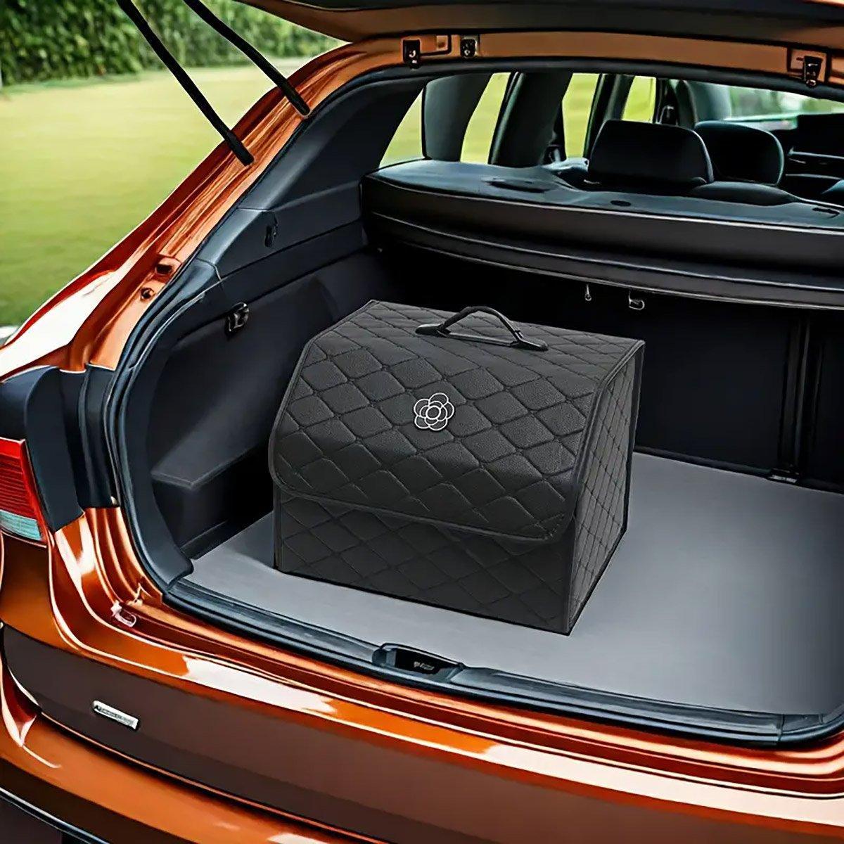 Car Boot Organiser Storage Bag, Foldable Quilted - Small - view 9