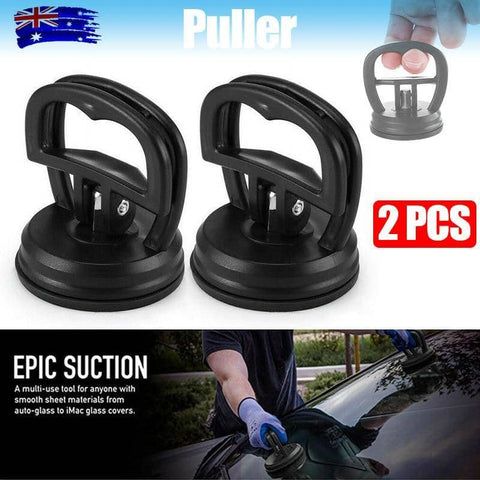 Car Dent Puller Suction Cups, 2 Pack - 5.8 x 6.5 cm, Black