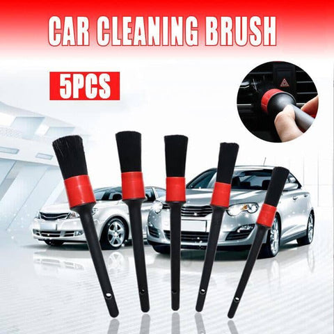 Car Detailing Brush Set for Interior Vents and Dashboards - Set of 5