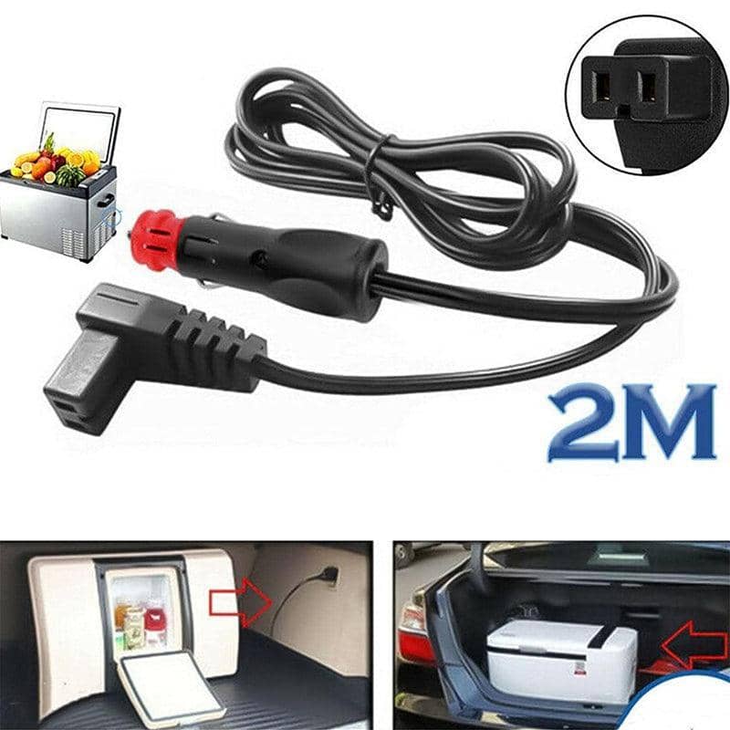 Car Fridge Power Lead, 2 m Cigarette Lighter Plug Adaptor Cable - view 4