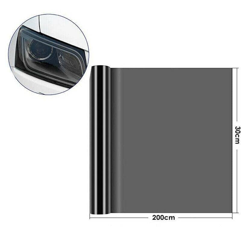 Car Headlight Tint Vinyl Wrap Film - Smoke Grey, 30 x 200 cm - view 3