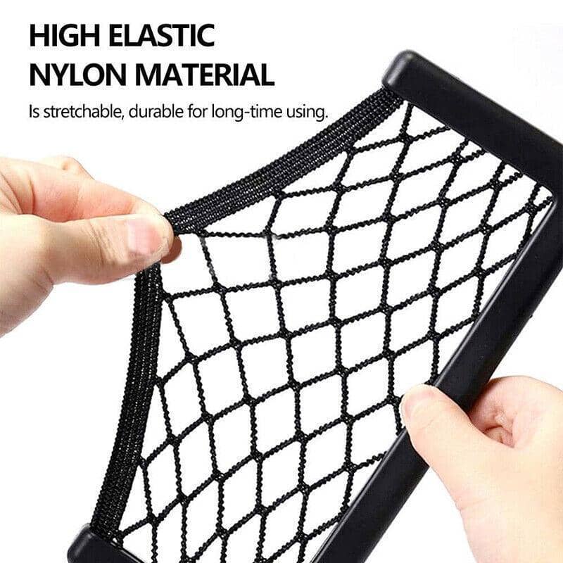 Car Mesh Storage Holder with Adhesive Backing, Pack of 2 - view 4