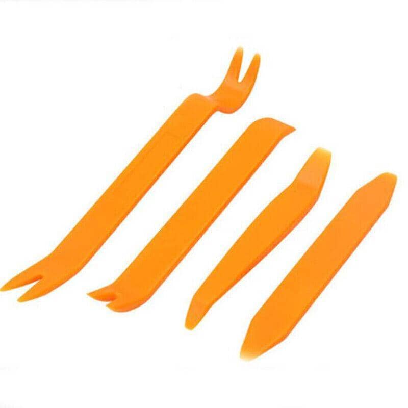 Car Radio Door Clip Panel Trim Removal Tool Set of 4, Plastic Pry Tools - view 2