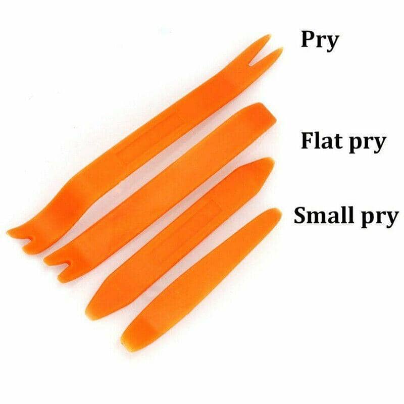 Car Radio Door Clip Panel Trim Removal Tool Set of 4, Plastic Pry Tools - view 4