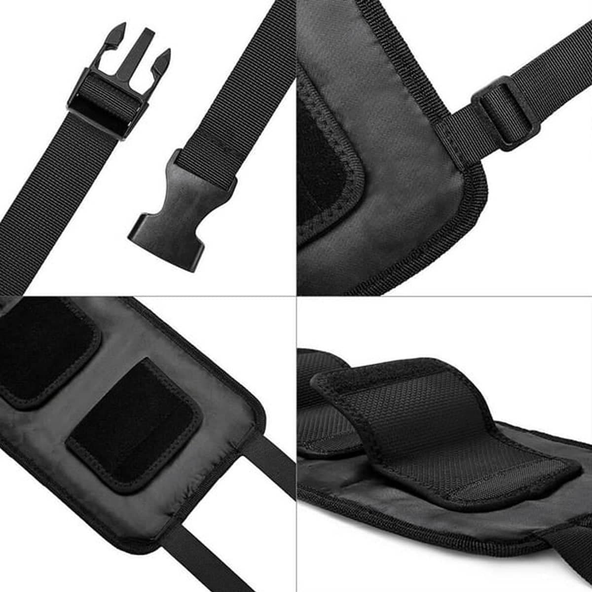 Car Rear Seat Fishing Rod Holder Strap Pair with Storage Rack for Vehicles - view 4