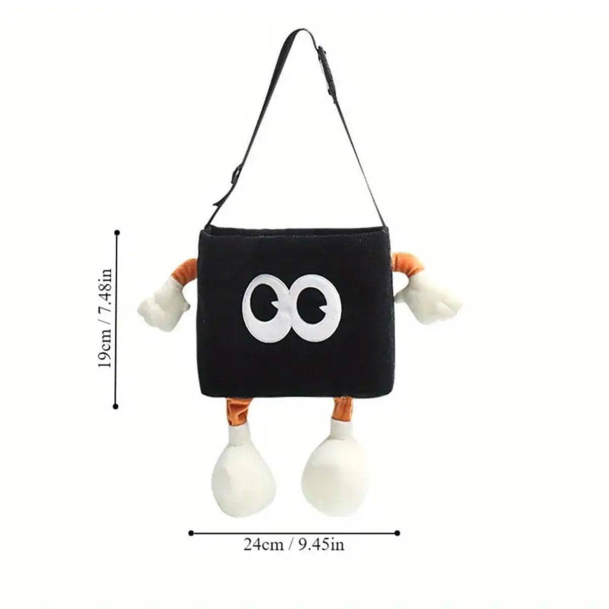 Car Rubbish Bin and Tissue Box Combo with Cartoon Design - Black - view 4