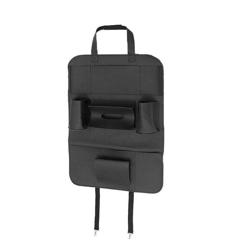 Car Seat Back Organiser, Faux Leather Storage Pockets for Travel - view 2