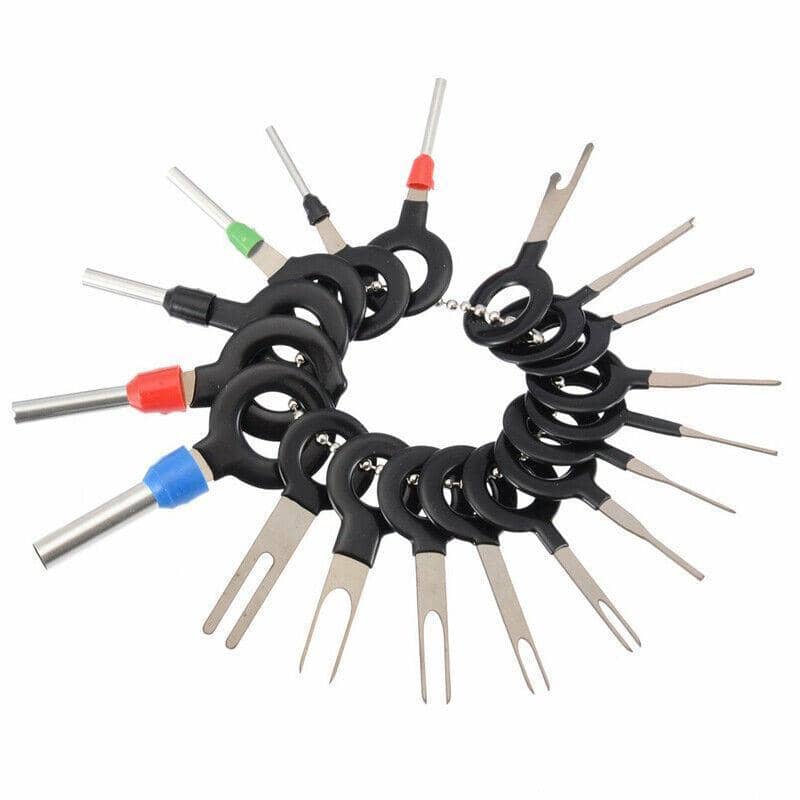Car Terminal Removal Tool Set for Wire Connectors, Pack of 18 - view 2