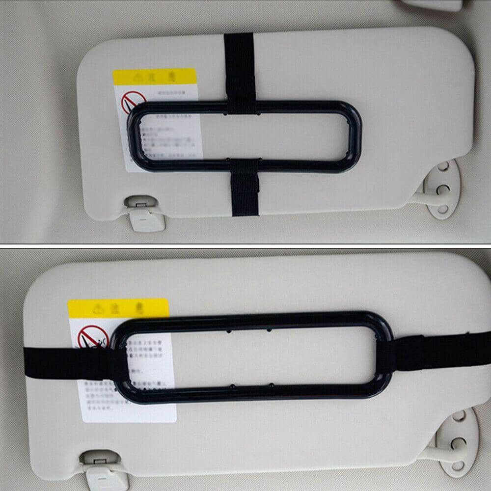 Car Tissue Box Holder for Sun Visor or Seat Back, Black - view 3