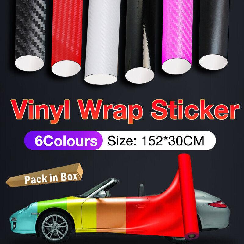 Car Vinyl Wrap Sheet, 152 x 30 cm - Matte Black - view 2