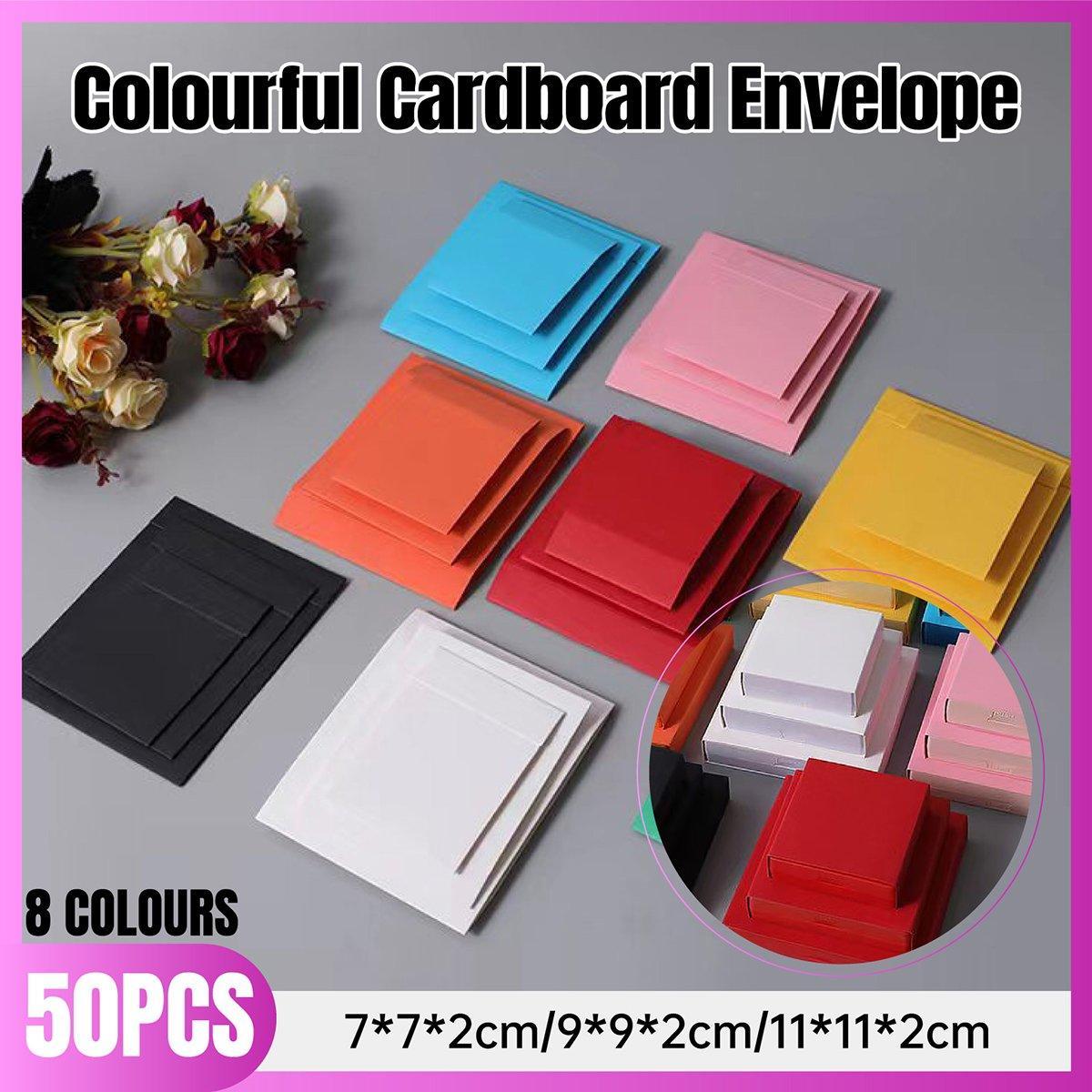 Cardboard Storage Box Covers - Blue, 7 x 7 x 2 cm, Pack of 50 - view 2