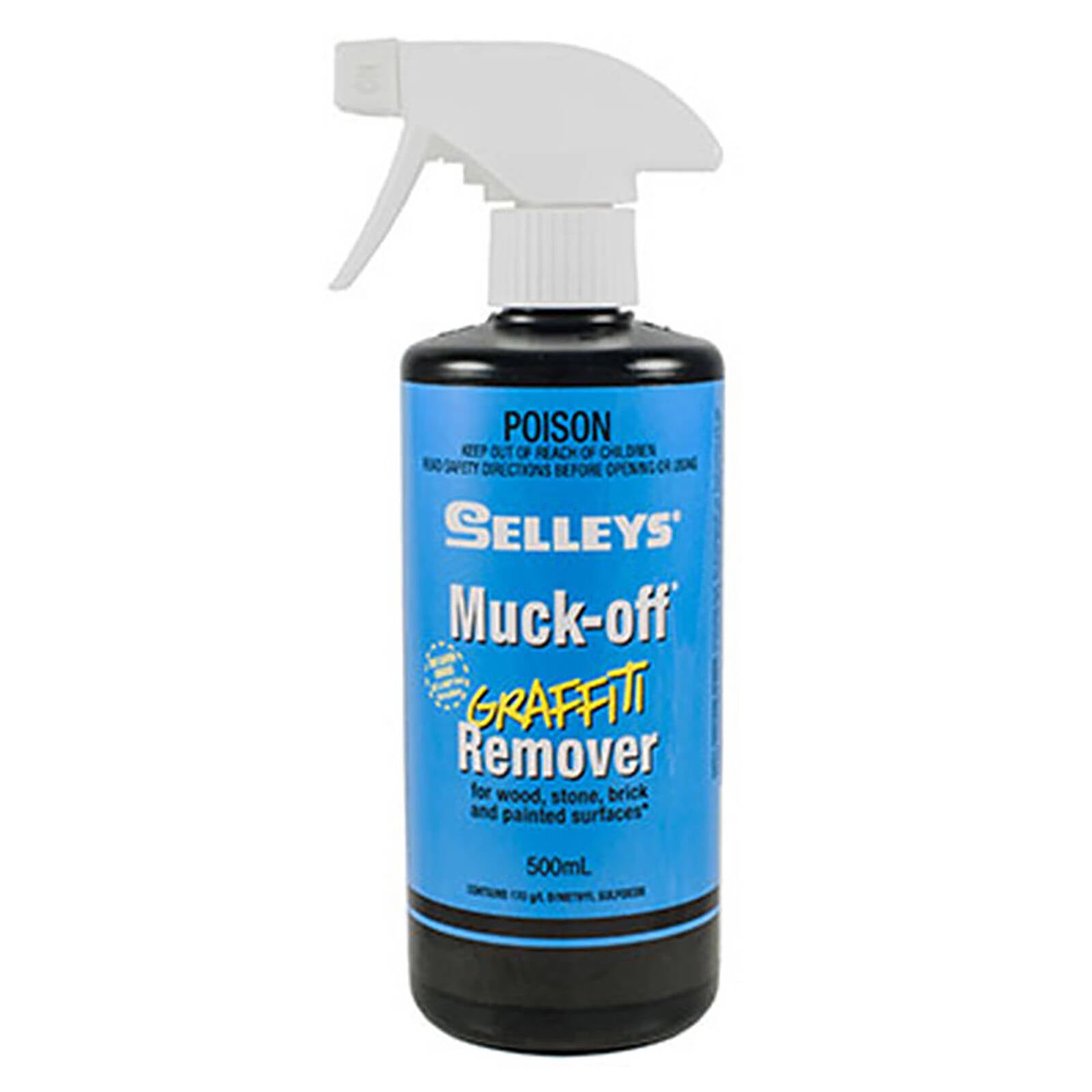 Selleys Muck Off Graffiti Remover 500ml - Outdoor Trigger Spray for Wood, Stone, Brick & Painted Surfaces