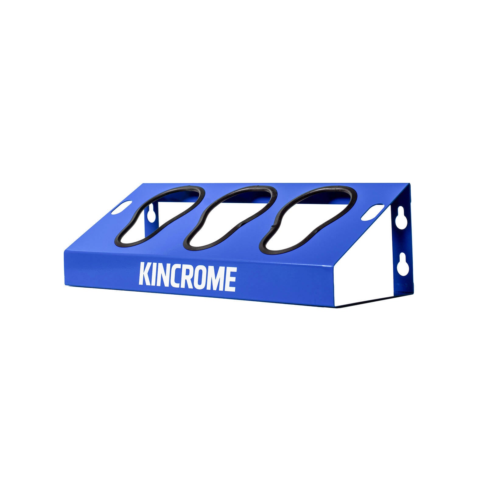 Kincrome BLUESTEEL Power Tool Holder 3 Slot - Heavy-Duty Steel, Left or Right Fitting