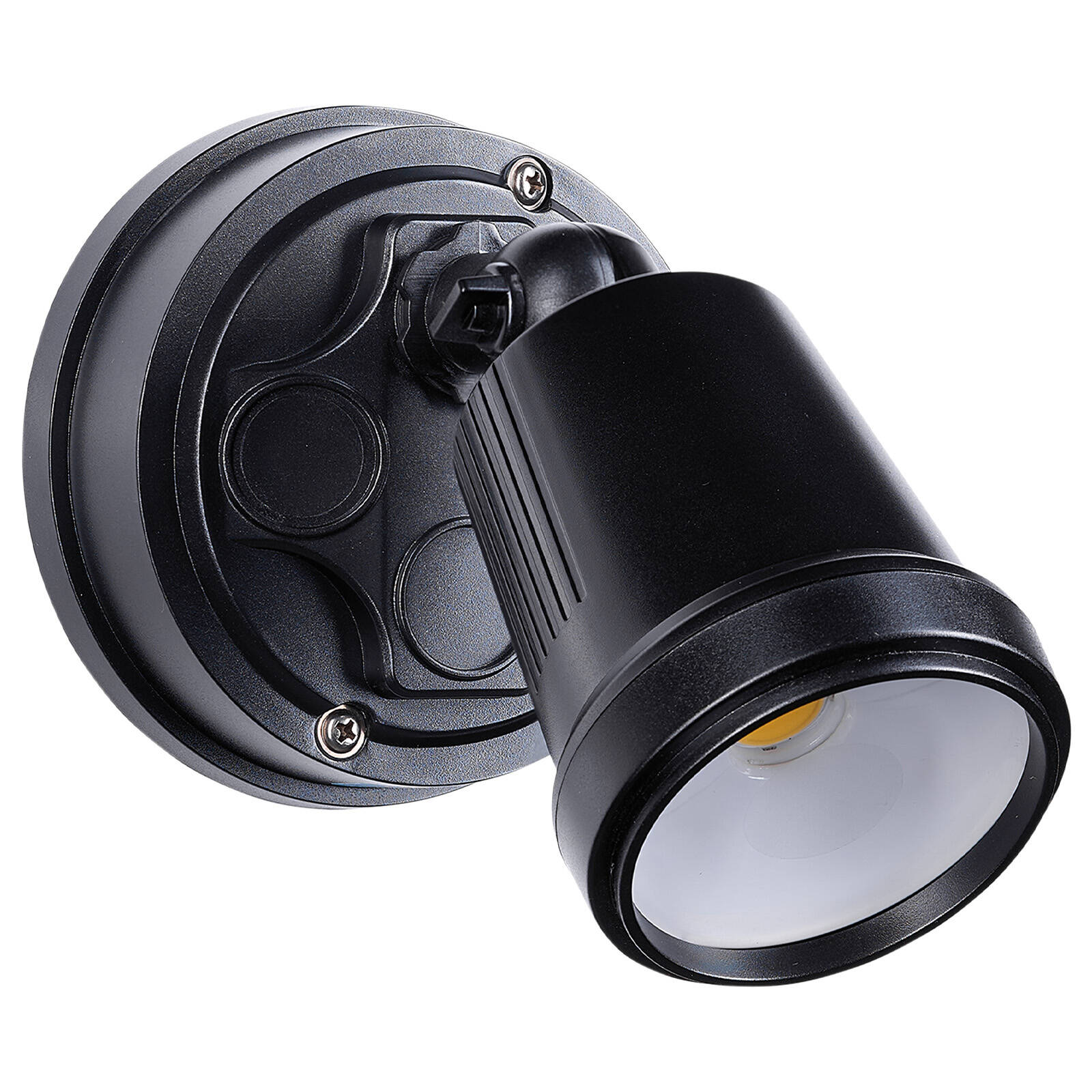 Brilliant Raptor III Black Single LED Flood Light 10W Weather Resistant Outdoor 22597/06