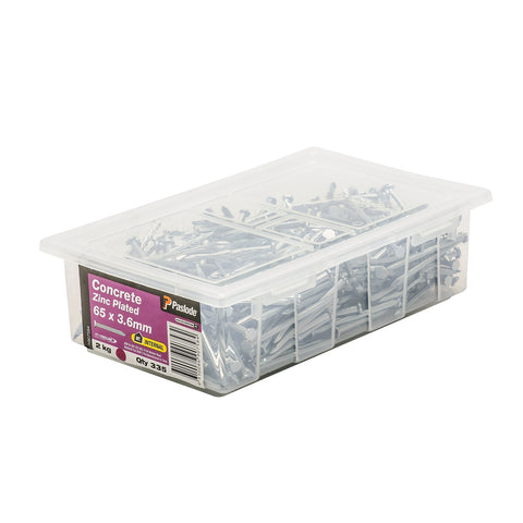 Paslode 65 x 3.6mm Zinc Plated Concrete Nails - 2kg 335 Pack