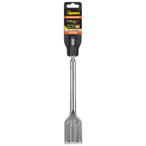Kango 40mm x 250mm SDS Plus Self-Sharpening Scaling Chisel - Durable Alloy - Heavy-Duty Demolition Tool - SuperSaverAU - view 1