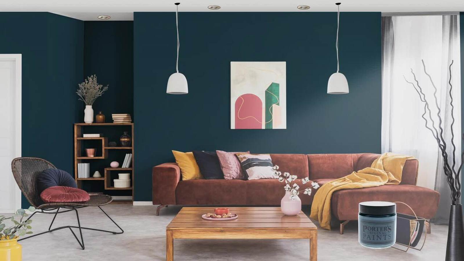 Porter's Paints Broadwall 100ml Yacht Race Eggshell Wall Paint