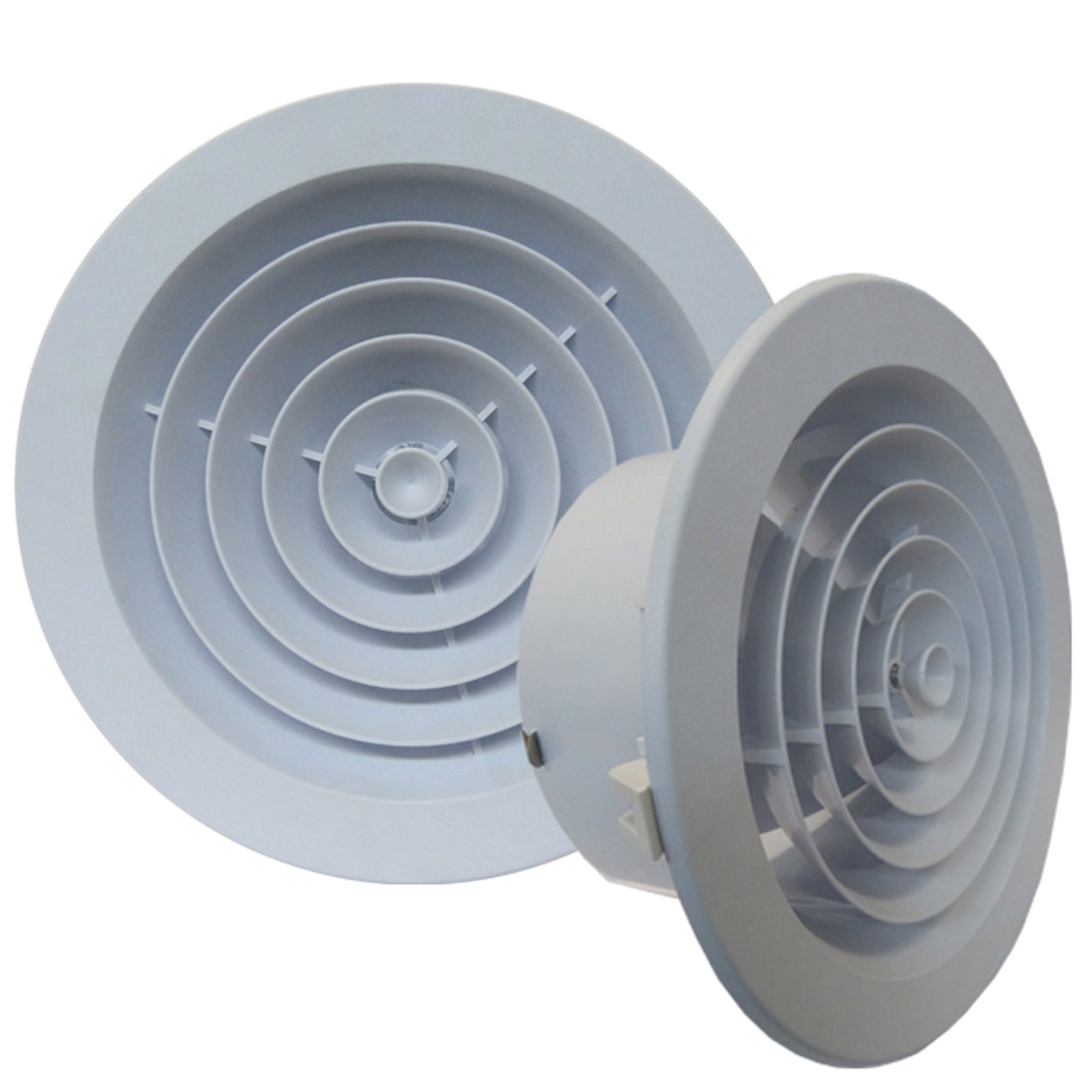 Haron International 150mm Round White Plastic Jet Diffuser Ceiling Vent