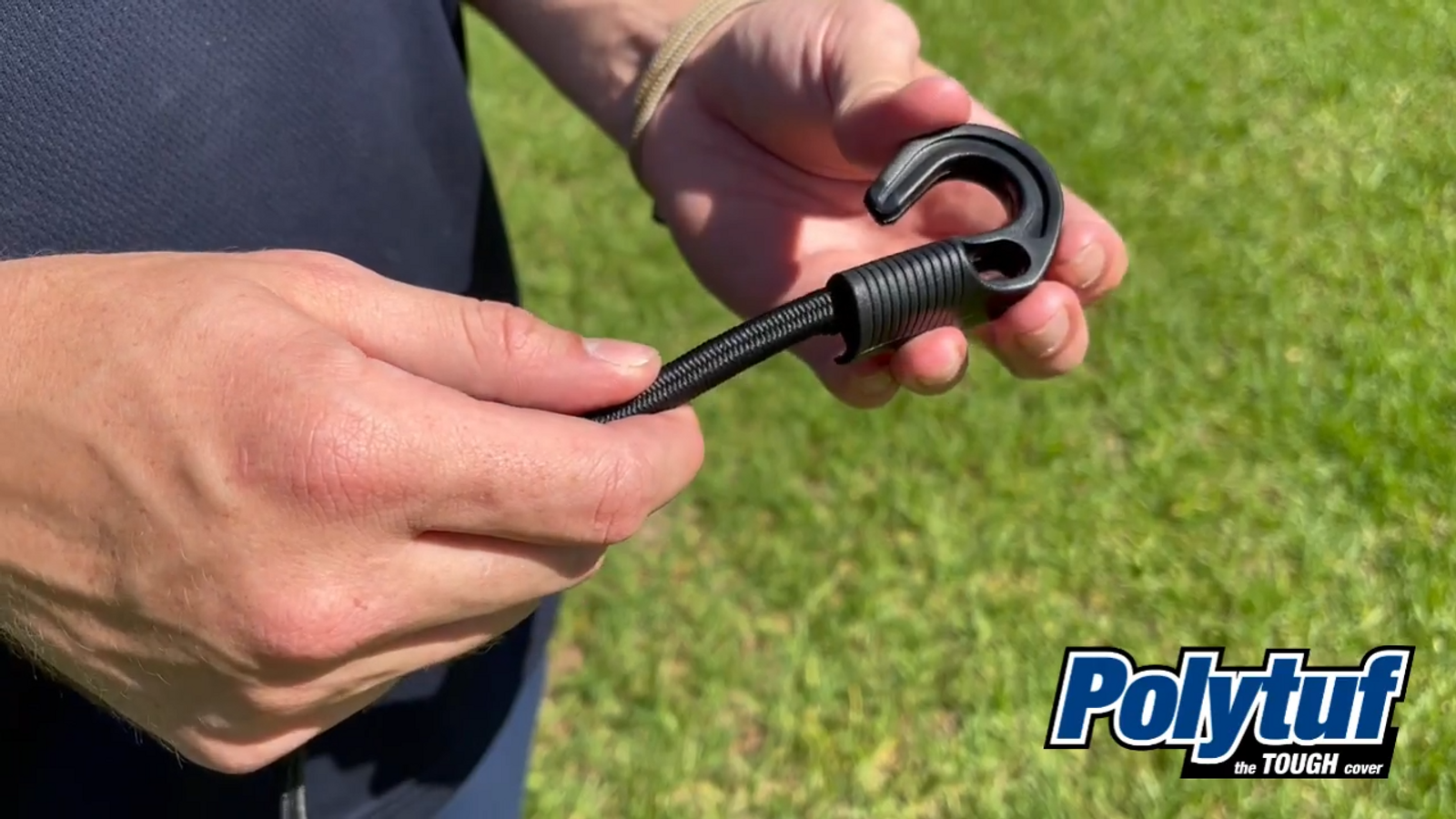 Polytuf Adjustable Bungee Cord - 4 Pack Latex Tie Downs