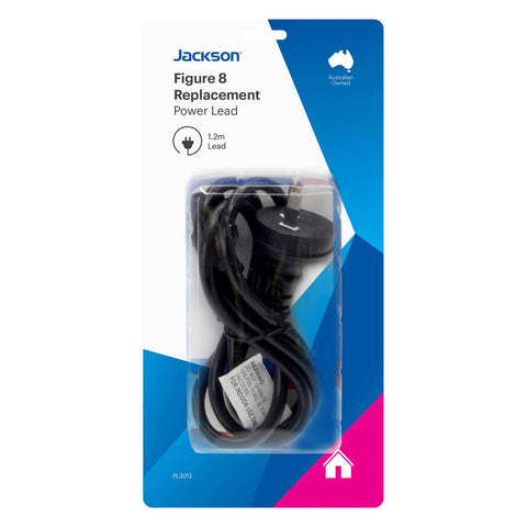 Jackson 1.2m Black Replacement Figure 8 Lead