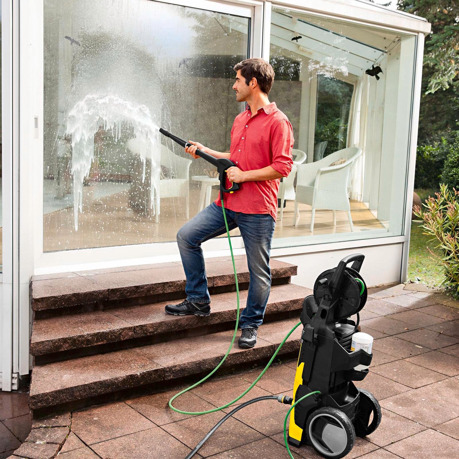 Karcher 1L Glass Finisher 3-in-1 Detergent, Clear Streak-Free Cleaner