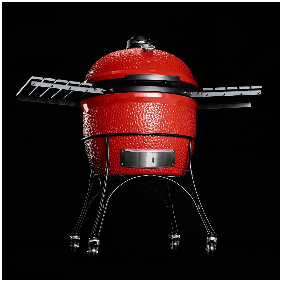 Kamado Joe Big Joe I Ceramic Grill - Red, 61cm Cooking Surface, Cart with Locking Wheels - BJ24RH