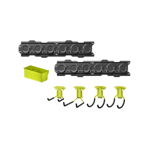 Ryobi Link 7 Piece Wall Kit - Modular Storage Solution - 205mm x 232mm x 846mm - SuperSaverAU - view 1