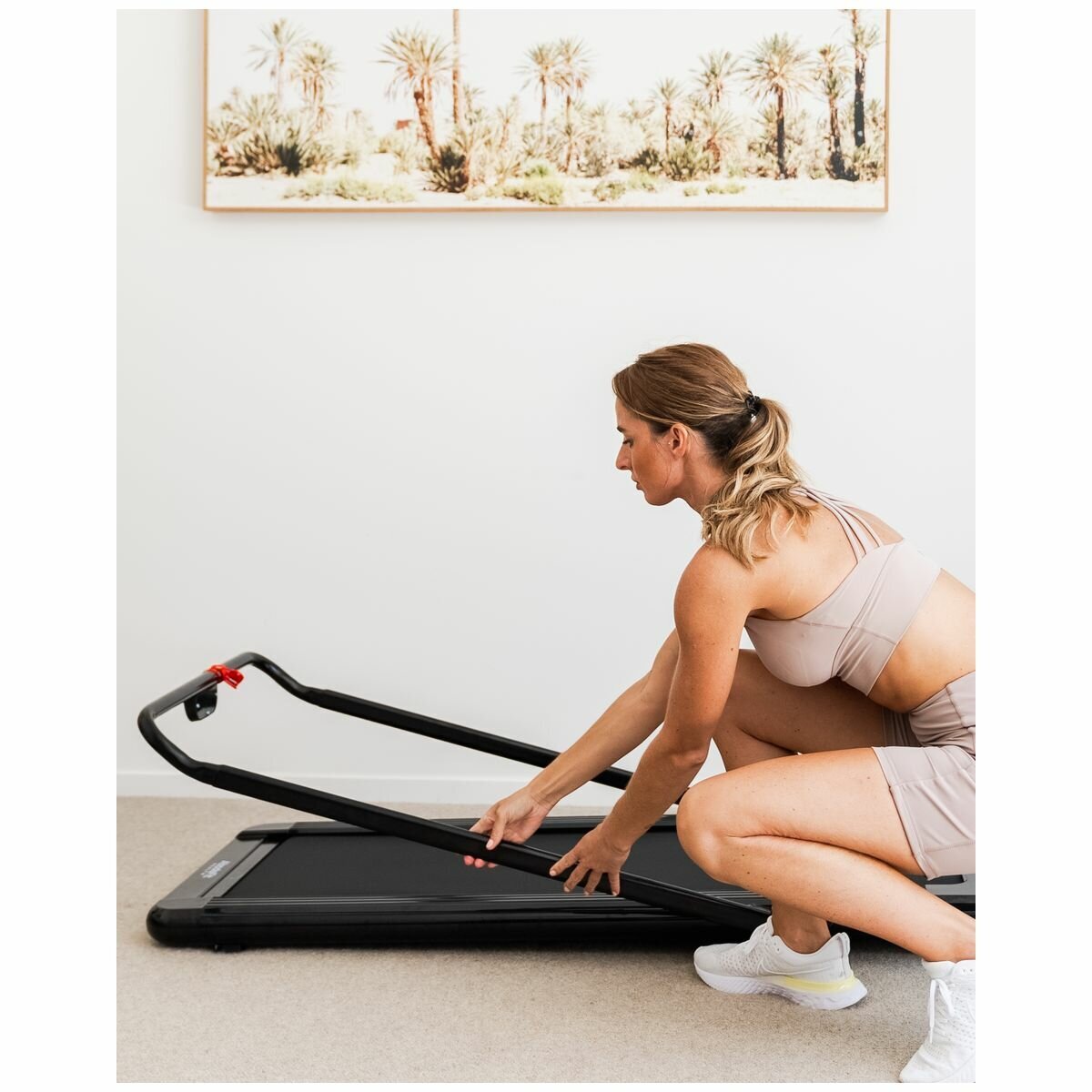 AbodeFit Health WalkSlim 570 foldable treadmill - 0.8-8km/h speeds - 120kg user limit - FP-TM-WS-570-AU