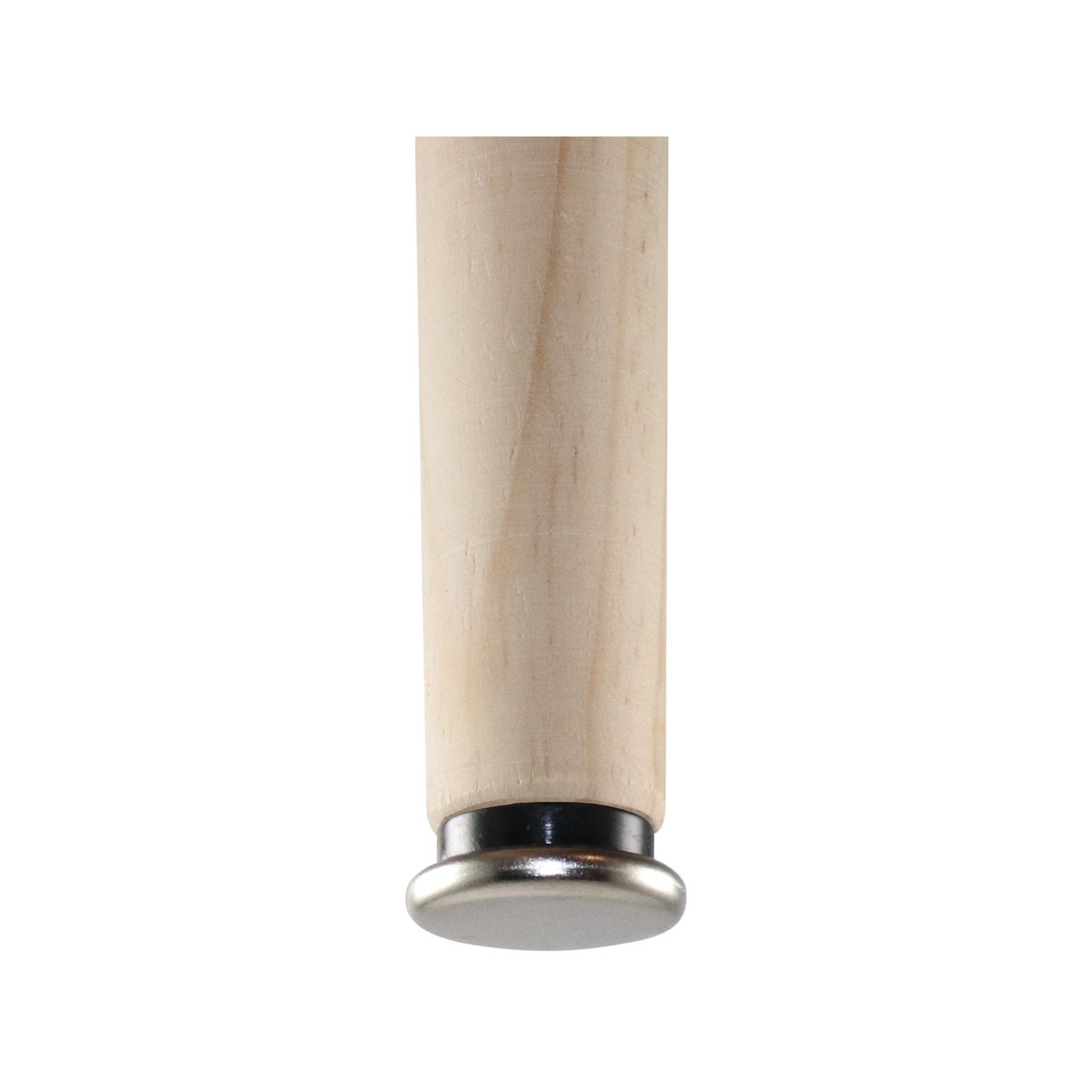 Surface Gard 28mm Polished Nickel Threaded Stem Steel Furniture Glides - 4 Pack