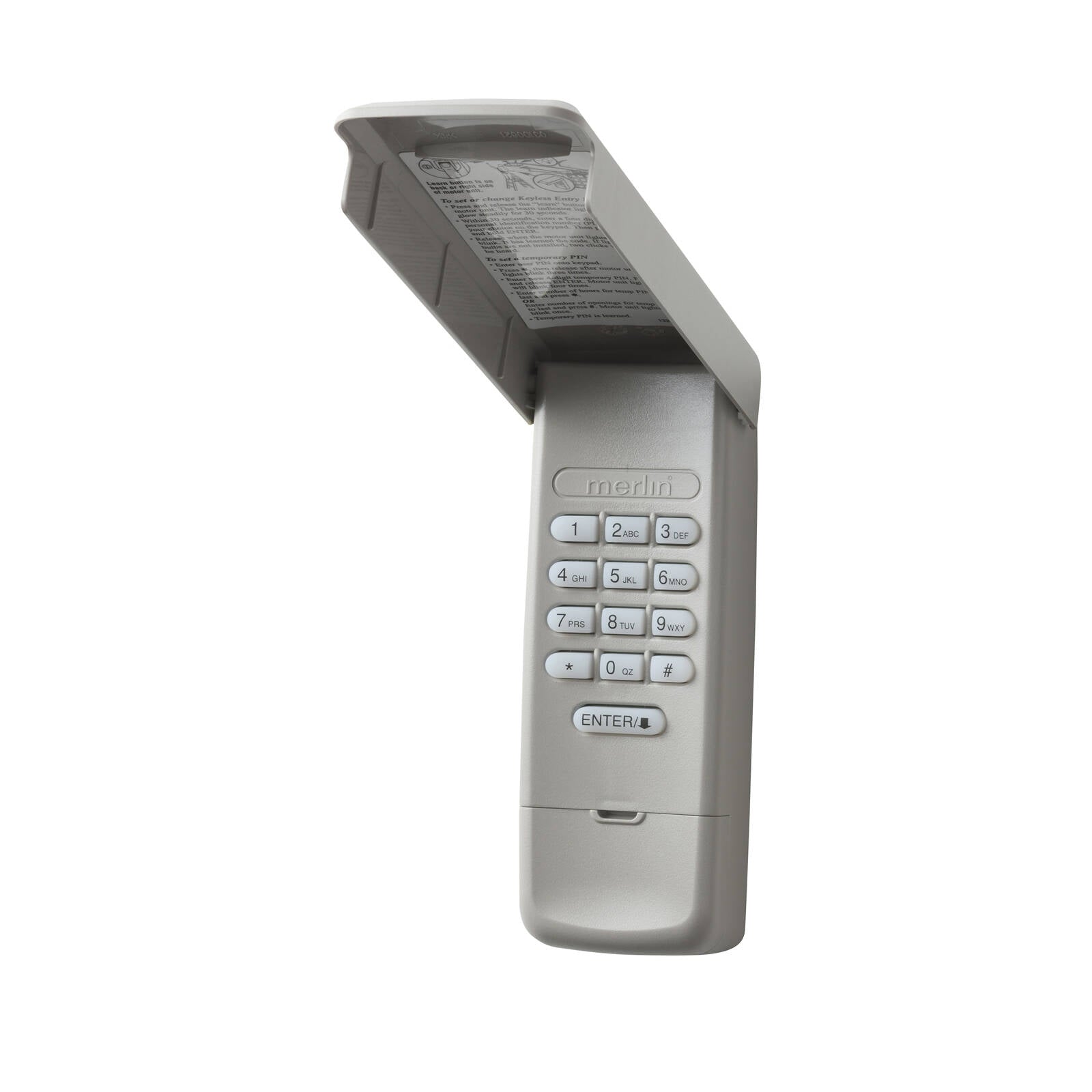Merlin E840M Wireless Security Keypad for Garage Door Opener, Illuminated