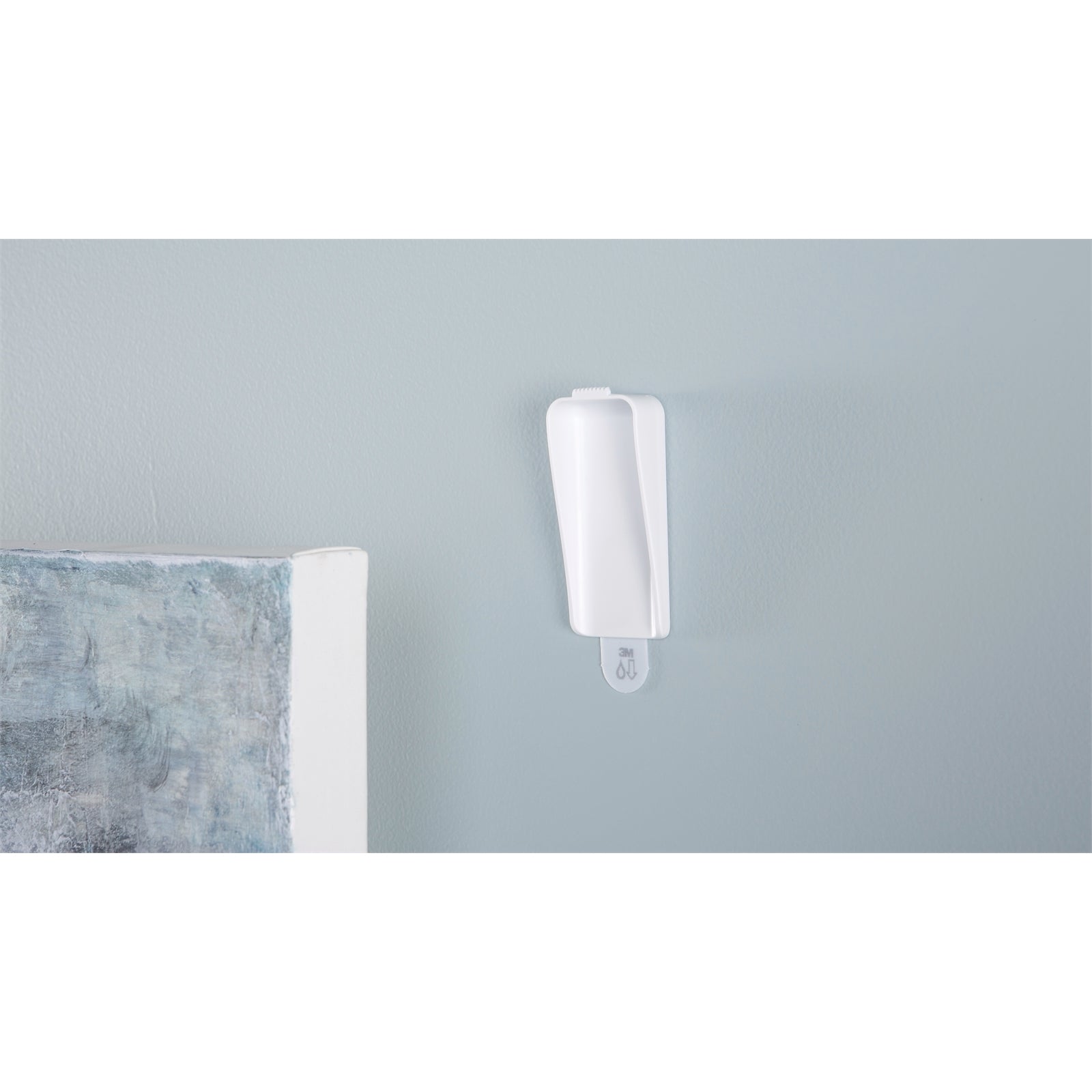 Command Jumbo Canvas Hanger White, Damage-Free Hanging