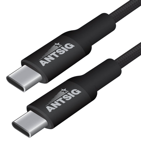 Antsig 3m 240W USB-C to USB-C Cable - Double-Braided Nylon APCC240
