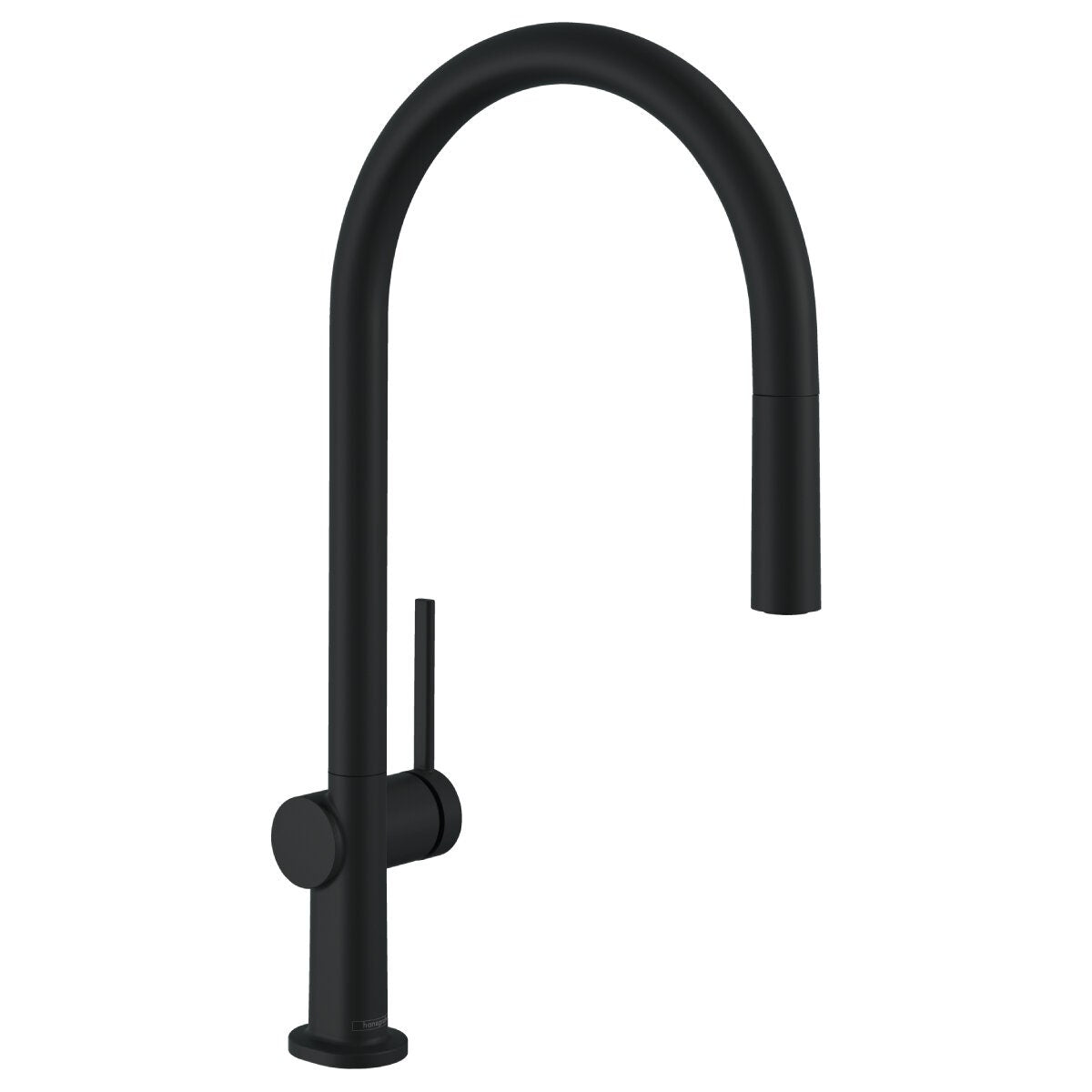 Hansgrohe Pull Out Kitchen Mixer Tap - Matte Black, 5 Star WELS, Adjustable Swivel Range - 72802673